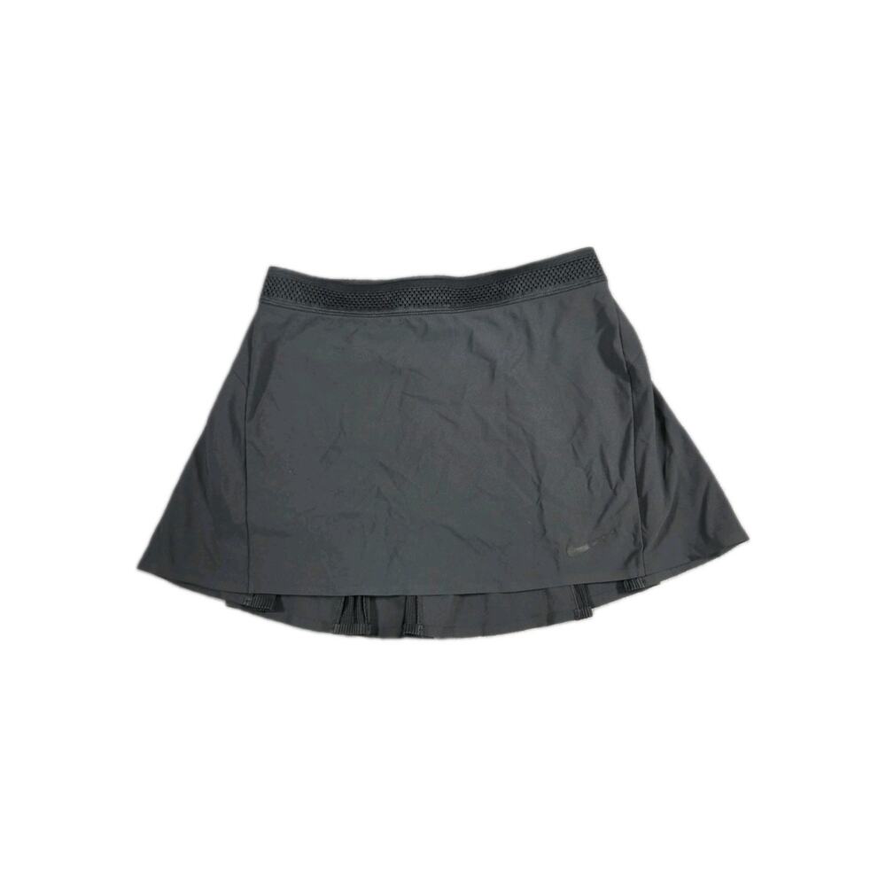 NIKE DRI-FIT FLEX WOVEN GOLF SKIRT SKORT BLACK WOMEN SIZE SMALL 884883-010 C9